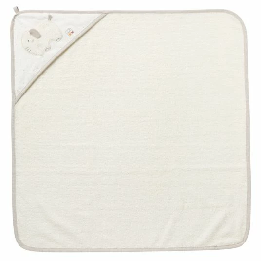 Best Pirce ⭐ Baby Fehn 2-tlg. Badeset Kapuzenbadetuch + Waschhandschuh NATUR aus Bio-Baumwolle 70 x 70 cm - Elefant 😍 4 Best Pirce ⭐ Baby Fehn 2-tlg. Badeset Kapuzenbadetuch + Waschhandschuh NATUR aus Bio-Baumwolle 70 x 70 cm - Elefant 😍 - Image 2