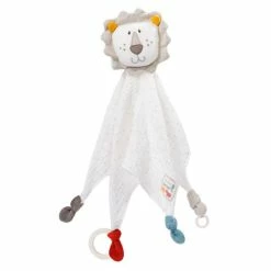 Flash Sale ❤️ Baby Fehn Schmusetuch Deluxe NATUR aus Bio-Baumwolle - Löwe 💯