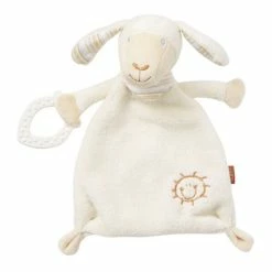 Wholesale 🔔 Baby Fehn Cuddle cloth with bite element Sheep - Baby Love 🥰