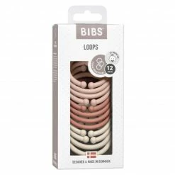 Promo ✨ Bibs Kinderwagenkette - Loops 12er Pack - Blush / Woodchuck / Ivory 👏