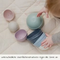 Wholesale 🌟 Bibs Stapelturm - Pastel Rainbow 😍 -Toys & Gifts Store bibs stapelturm pastel rainbow 4100100 d2