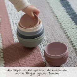 Wholesale 🌟 Bibs Stapelturm - Pastel Rainbow 😍 -Toys & Gifts Store bibs stapelturm pastel rainbow 4100100 d4