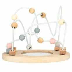 Best deal βοΈ Bieco Motorikschleife mit Spiegel - Rosa π