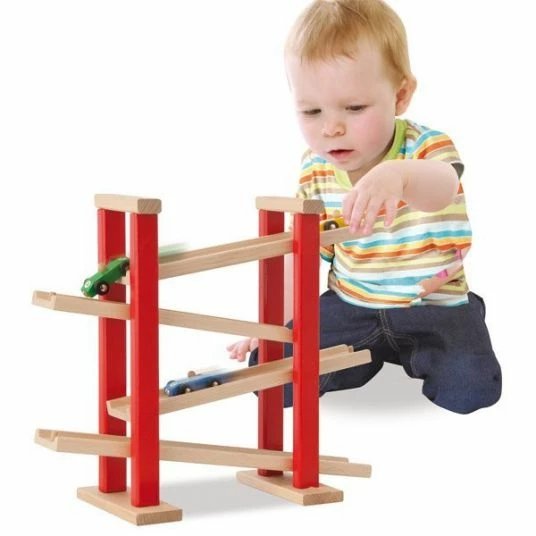 Promo π€© Eichhorn Wooden car racetrack with 4 cars π― 4 Promo π€© Eichhorn Wooden car racetrack with 4 cars π― - Image 2