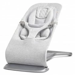 Flash Sale ❤️ Ergobaby 3in1 Evolve Bouncer Babywippe ab Geburt -Kleinkind 3 Jahre (2,5 kg-13,2 kg) inkl. Neugeborenen-Einsatz - Light Grey - Collection 2022 💯