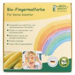 Discount 😍 Grünspecht Bio-Finger-Malfarbe 🤩