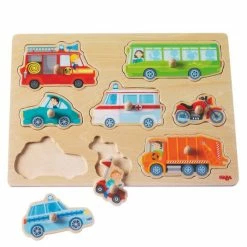 Buy 😍 Haba Steckpuzzle Fahrzeug-Welt - 8 Teile 🥰