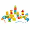 New 🧨 Hape 32-piece Set Threaded Blocks 🔥 -Toys & Gifts Store hape 32 tlg set fadel klotze e1019 d0