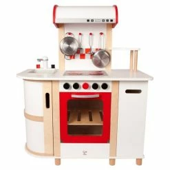 Deals 🎉 Hape Wooden play kitchen Kitchen dream incl. 4-piece accessories 💯