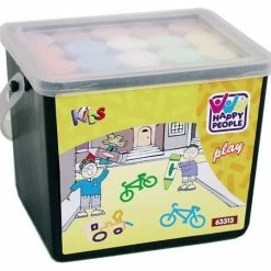 Brand new 🥰 Happy People Straßenkreide 20 Stück im Eimer eckig 🧨