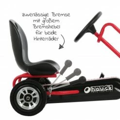 Best Sale 😀 Hauck Toys for Kids Gokart & Tretauto Blizzard mit verstellbarem Schalensitz (4-8 Jahre) - Red ❤️ -Toys & Gifts Store hauck toys for kids gokart tretauto blizzard mit verstellbarem schalensitz 4 8 jahre red t91402 d4