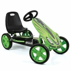 Buy ✔️ Hauck Toys for Kids Gokart & Tretauto Speedster mit verstellbarem Schalensitz (4-8 Jahre) - Green ⭐