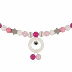Hot Sale ✔️ Heimess Kinderwagenkette - Rosa Grau Weiß 🧨 -Toys & Gifts Store heimess kinderwagenkette rosa grau weiss 765000 d1