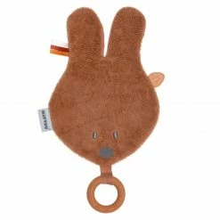 Cheapest 😀 Nattou Schmusetusch mit Silikon-Ring Hase 33 cm - Susie & Bonnie - Rust 🥰