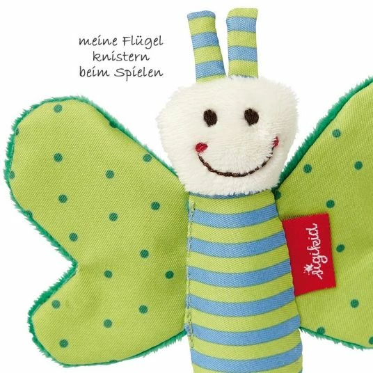 Budget 🤩 Sigikid Greifling Knister-Schmetterling - Grün 🎁 4 Budget 🤩 Sigikid Greifling Knister-Schmetterling - Grün 🎁 - Image 2