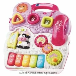 Best Sale 🤩 Vtech 2 in 1 play and carriage - Pink 🎁 -Toys & Gifts Store vtech spiel und laufwagen 2 in 1 pink 80 77054 d2