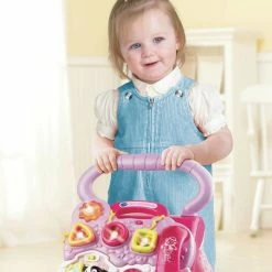 Best Sale 🤩 Vtech 2 in 1 play and carriage - Pink 🎁 -Toys & Gifts Store vtech spiel und laufwagen 2 in 1 pink 80 77054 d4