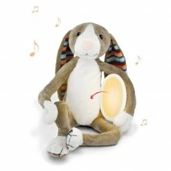 Best Sale 😀 ZAZU Kuscheltier-Nachtlicht mit Musik - Bo der Hase 🎁